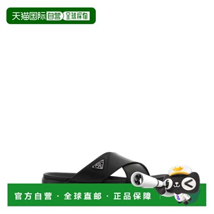 1h可退 香港直邮PRADA 男士凉鞋 2X31113LEMF0002 AW2025 黑色 Bl