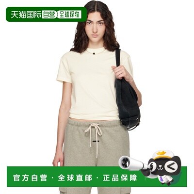 香港直邮essentials fear of god 女士 灰白色 Classic Fit T恤 R