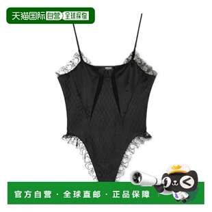 香港直邮Versace Allover真丝提花连身衣 10214191A16326连体衣