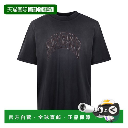 1h可退 欧洲直邮Represent 男士T恤 MLM100180STAINED SS2026 黑