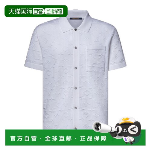 Louis Vuitton 字母图案短袖衬衫 1AK72A 【付后1h可退】
