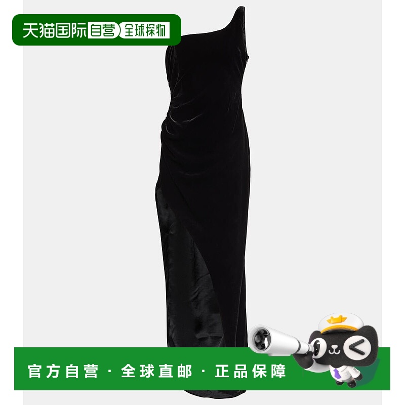 香港直邮ALESSANDRA RICH 亚历山德拉.瑞秋 女士 单肩天鹅绒长款