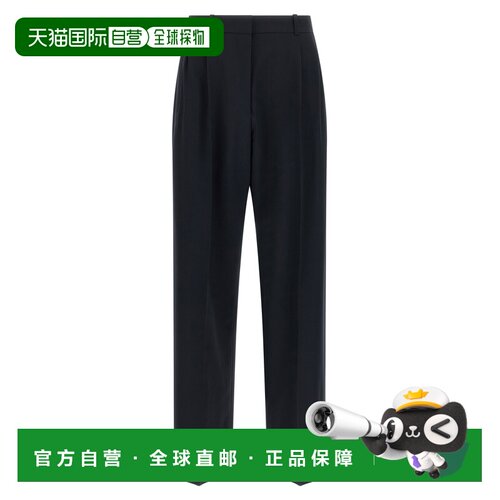 1h可退 The Row 女士 Mune 美利奴羊毛羊毛/府绸直筒裤 11195W446