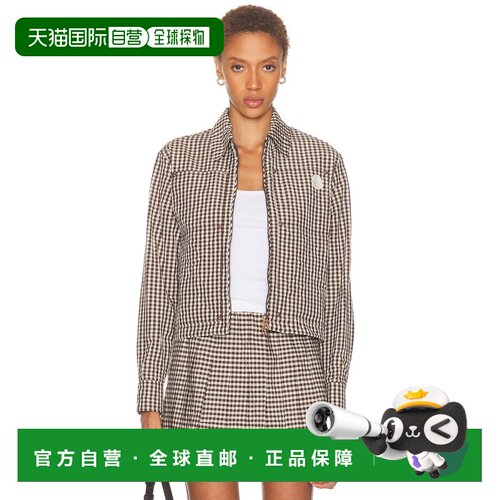 香港直邮Moncler 盟可睐 女士 方格棉布上衣 L10932F00008599DI