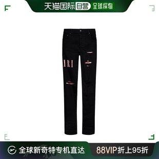 徽标贴花仿旧紧身牛仔裤 香港直邮AMIRI 男士 Amiri AMDNSY1016