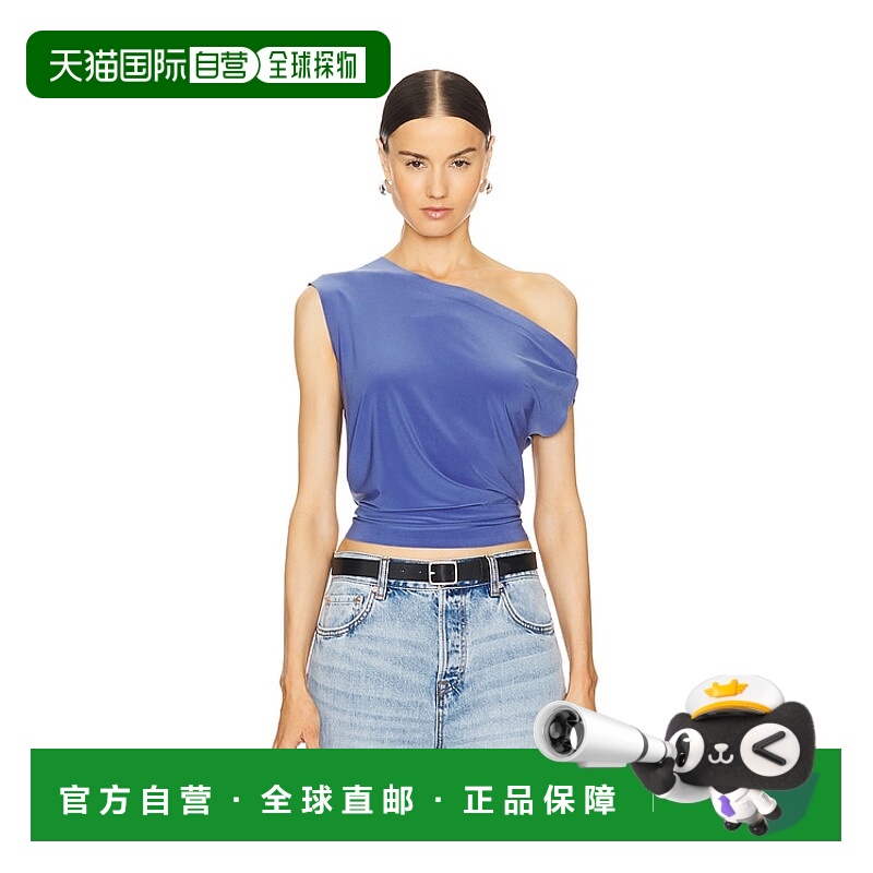 1h可退 香港直邮NORMA KAMALI 诺玛 卡玛丽 女士 落肩袖上衣 KK12