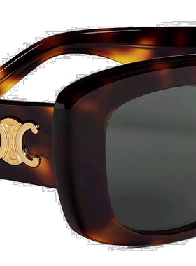 欧洲直邮CELINE/赛琳 23年新款 TRIOMPHE 04系列 女士黑色镜片深