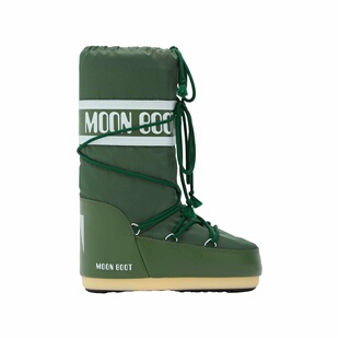 Icon男女同款 森林绿尼龙高筒雪地靴 Boot 自营欧洲直邮Moon
