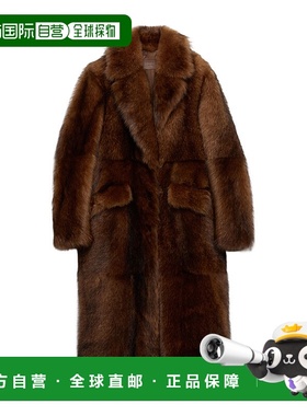 1h可退 香港直邮Prada 羊毛皮草大衣 56A19815PFSOOO