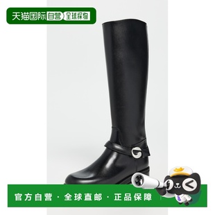 1h可退 香港直邮Coperni 女士 Cavalier 带子靴子 black黑色 舒适