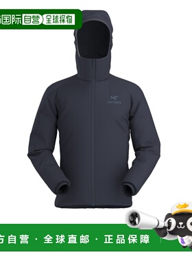 自营1h可退 欧洲直邮Arc'Teryx始祖鸟 Atom系列男士黑蓝色尼龙连