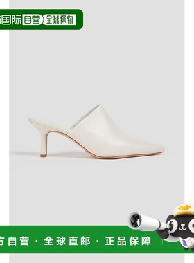 香港直邮VINCE 女士 Penelope 皮质凉拖 I8863L1100HORCHATAWHITE