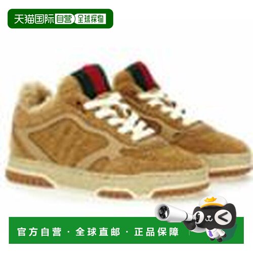 1h可退 欧洲直邮GUCCI 男士休闲鞋 838883AAE509558 AW2025 黄色