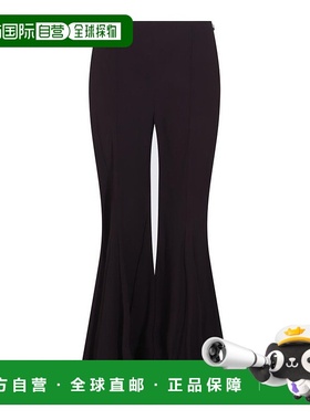 1h可退 香港直邮Chloe 蔻依 女士 绉缎七分喇叭裤 CH25SPA09355