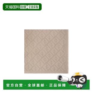 高级感正品 香港直邮Fendi 保暖 FXT069AQCM潮流时尚 大号方形披肩