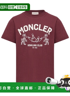 香港直邮Moncler 保龄球标志棉质T恤 L29548C0000489AFV短袖