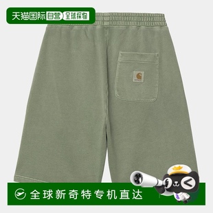 运动针织 欧洲直邮Carhartt Wip 男士 绿色棉短裤