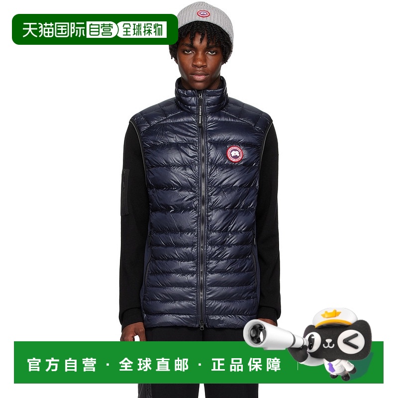 1h可退 香港直邮Canada Goose 加拿大鹅 男士 海军蓝 HyBridge Li