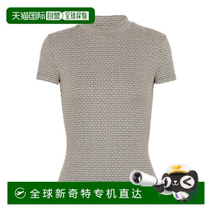 香港直郵Balmain BF1EF055JG66短袖 迷你花押字細節(jié)提花T恤