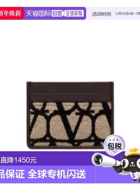 【99新未使用】香港直邮Valentino ICONOGRAPHE TOILE 卡包 3Y2P0