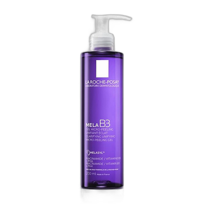 欧洲直邮理肤泉Mela B3烟酰胺亮白洁面凝胶200ml 光滑提拉肌肤 温