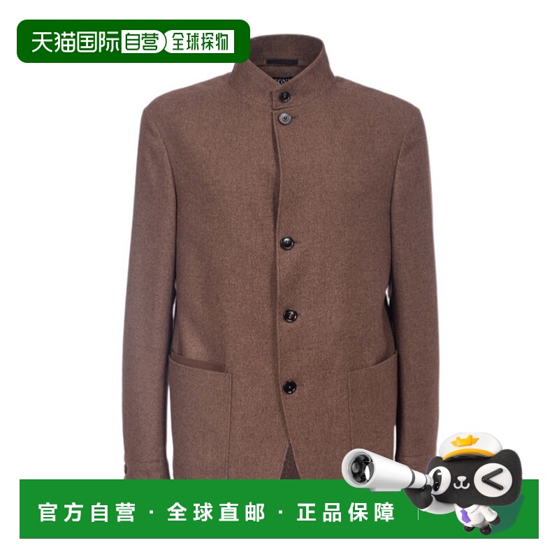香港直邮Zegna 贴袋纽扣夹克 250C57A21VH