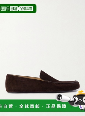 1h可退 香港直邮The Row 男士 狮子座绒面革便鞋 F2110L817一脚蹬