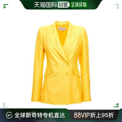 香港直邮Gabriela Hearst 双排扣西装外套 2235122W128CDYYellow