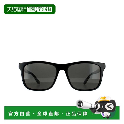 1h可退 香港直邮GUCCI 男士太阳镜 GG0381SN007 CO 黑色 GG0381SN