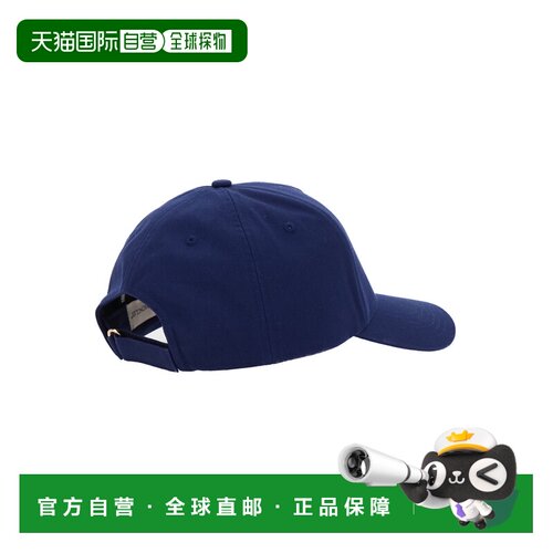 香港直邮moncler 男士 Lettering on the Front 蓝色带Logo棉棒球