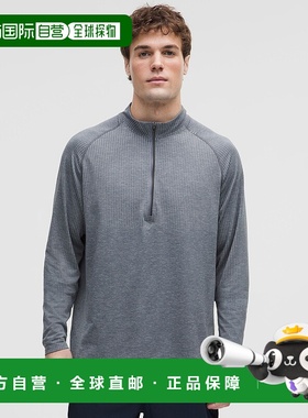 自营1h可退 欧洲直邮LULULEMON露露乐檬 Metal Vent Tech半拉链上