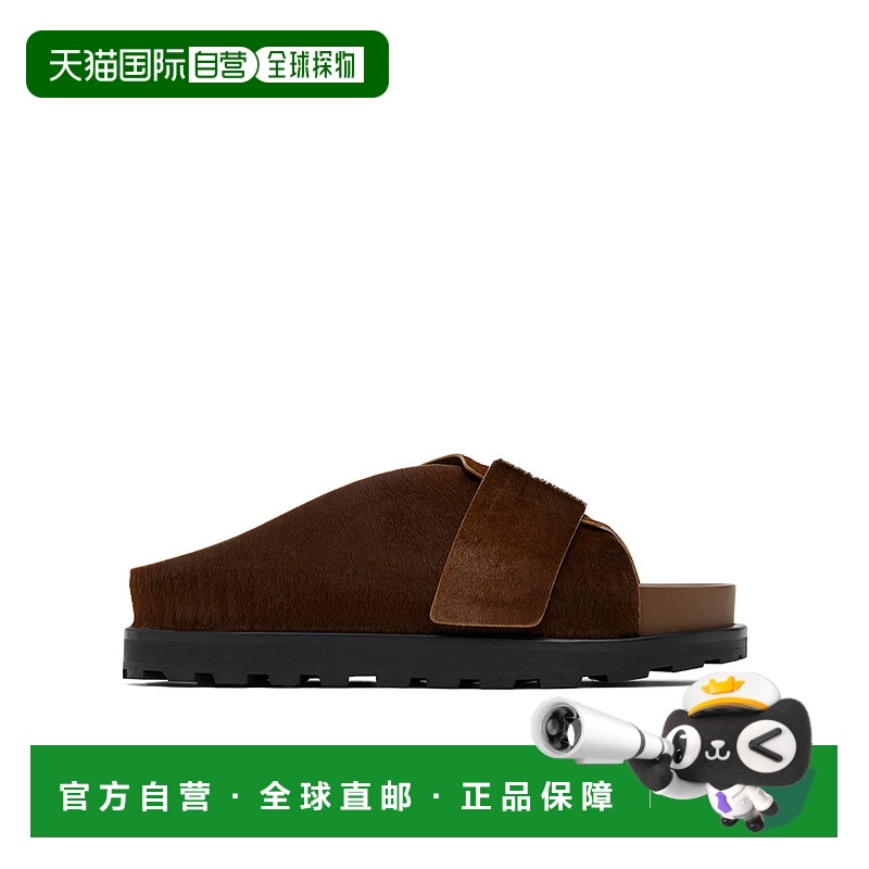 香港直邮Jil Sander 徽标魔术贴拖鞋 J50WX0003-P2217