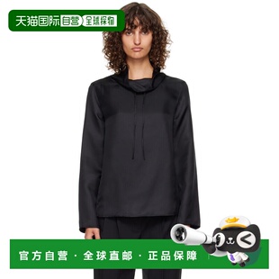1h可退 香港直邮Tom Ford 汤姆 福特 女士 黑色 Cyna Silk 上装