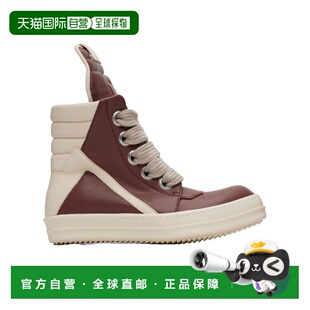 1h可退 香港直邮Rick Owens Jumbolace Geobasket 高帮运动鞋 RU0