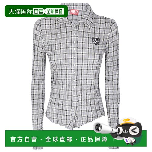 香港直邮DIESEL 女士衬衫 A221530AECC21GA AW202【付后1h可退】
