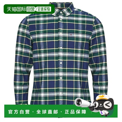欧洲直邮Tommy Hilfiger  男装 短袖衬衫 冬天 绿色 HERO FLANNEL