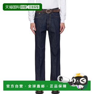 香港直邮AURALEE 男士 蓝色 Hard Twist Denim 5P 牛仔裤 A00P01D