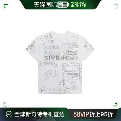 香港直邮Givenchy logo印花T恤 H30169