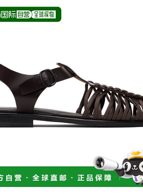 1h可退 香港直邮Hereu 男士 棕色 Alaro 凉鞋 ALARMWFS24Dark