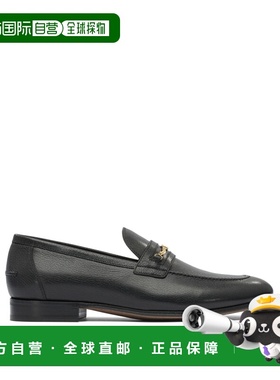 1h可退 香港直邮valentino 华伦天奴 男士 黑色皮质乐福鞋 7Y2S0K
