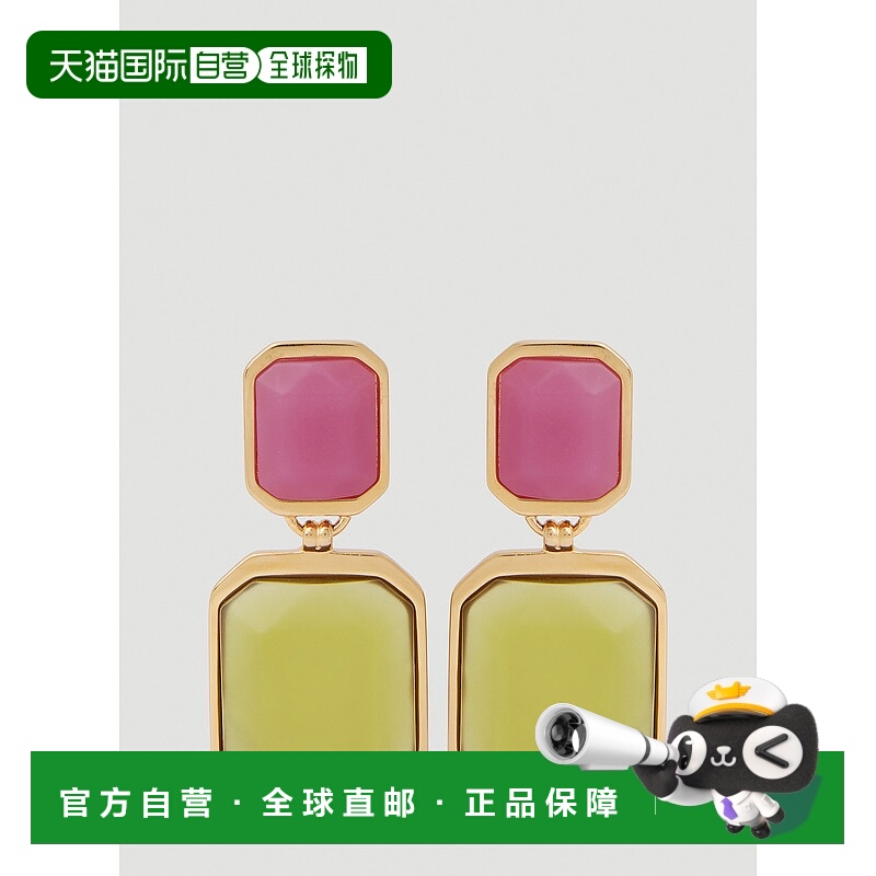 香港直邮Saint Laurent 圣罗兰 女士 八边形耳夹 737929Y1591