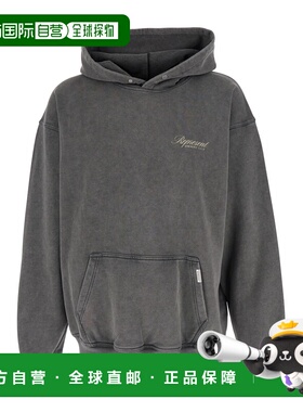 1h可退 香港直邮Represent 男士 Front and Back 灰色带Logo印花