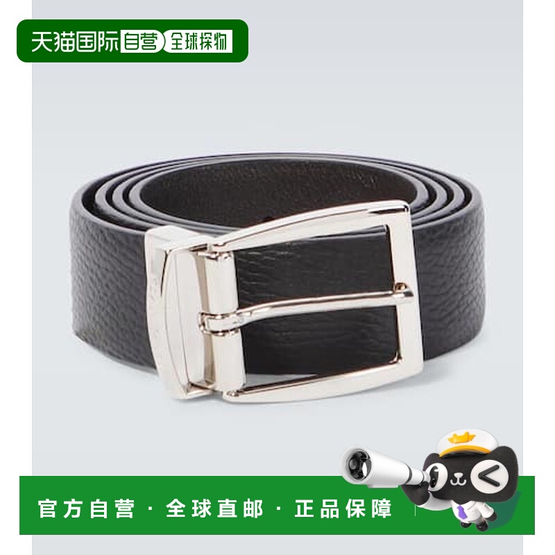 香港直邮Canali 康钠丽 男士 皮带腰带 black黑色 舒适时尚牛皮