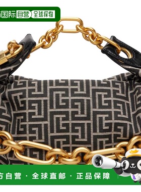 1h可退 香港直邮Balmain 巴尔曼 女士 黑色迷你 Sync 手提包 GN1A