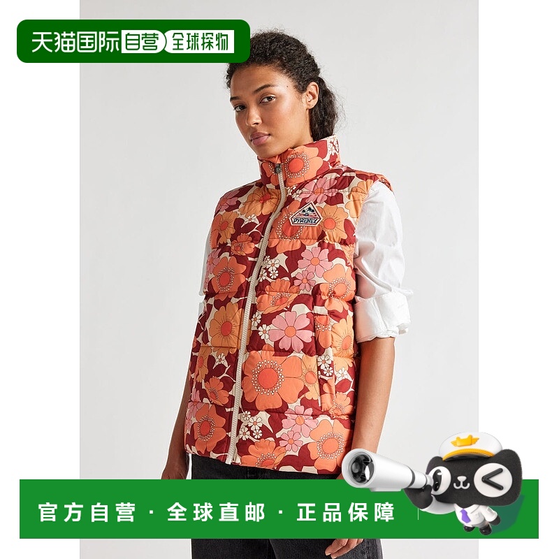 自营欧洲直邮Pyrenex John 男女通用无袖羽绒服 多色花卉印花