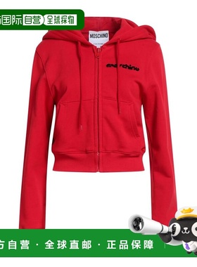 香港直邮Moschino 莫斯奇诺 女士 运动衫 red红色 舒适时尚