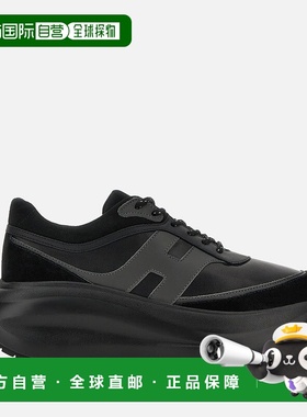 自营欧洲直邮Hogan H696黑色运动鞋厚底