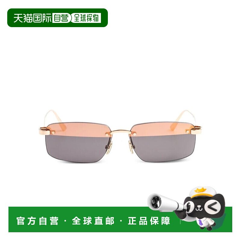 1h可退 香港直邮DIOR 迪奥 女士 眼镜 C 矩形框太阳镜 CDIORS4UE