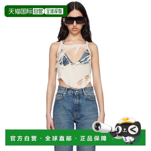 1h可退 香港直邮rick owens 瑞克 欧文斯 DRKSHDW 女士 灰白色 Ho