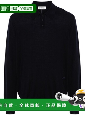 1h可退 香港直邮Lanvin 朗雯 男士 MERINOS Polo衫 RMPL0008K200P